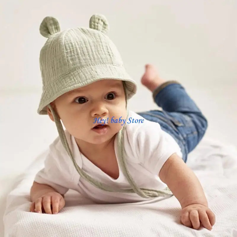 Baby Wide Brim Sun Hat | Soft Breathable UPF Bucket Cap 3–12M