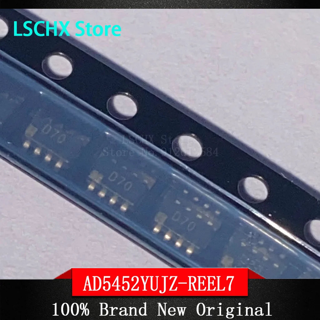 5pcs AD5452YUJZ-REEL7 12-Bit Multiplicative DAC Chip TSOT-23-8