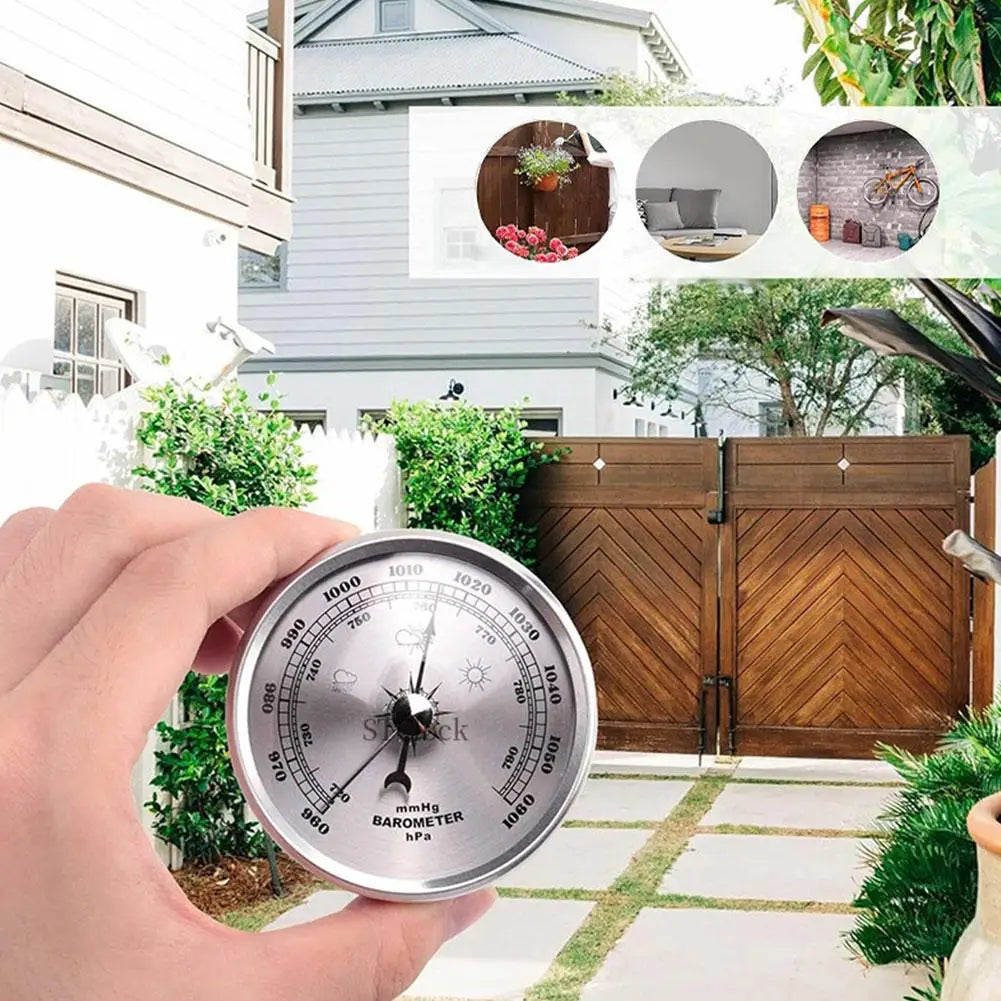 Precision Mechanical Barometer – Aluminum Alloy Weather Gauge