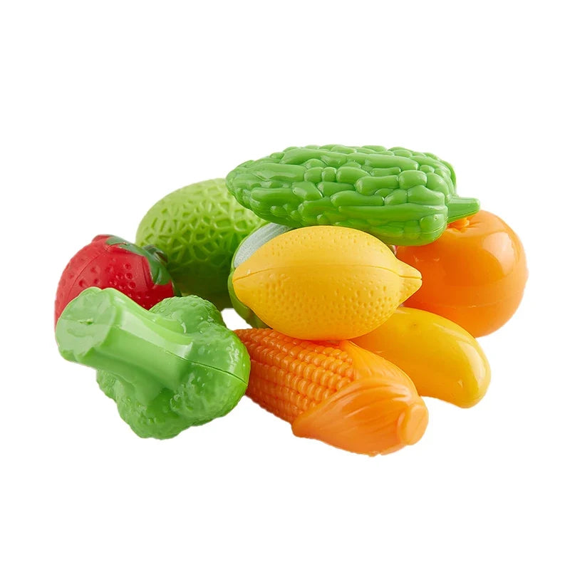 10 PCS Mini Simulation Fruit Vegetable Toys – Dollhouse Accessory