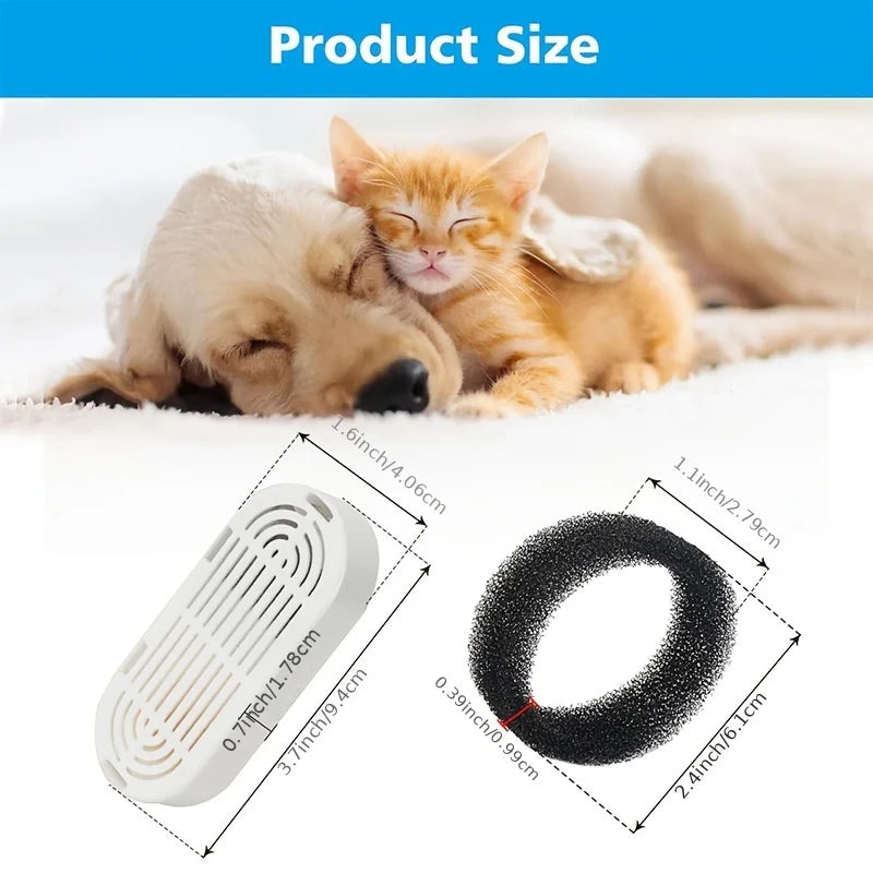 KEMORELA Cat Fountain Pre-Filter Sponges 6/12/18 Pack