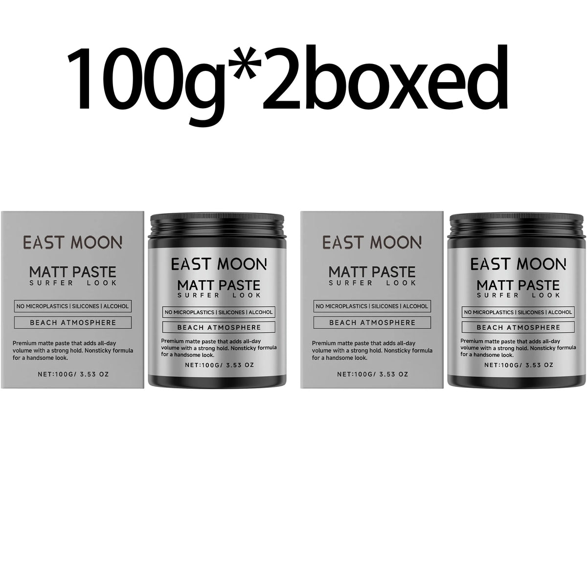 East Moon Matte Hair Styling Cream | Anti-Frizz Volume Paste