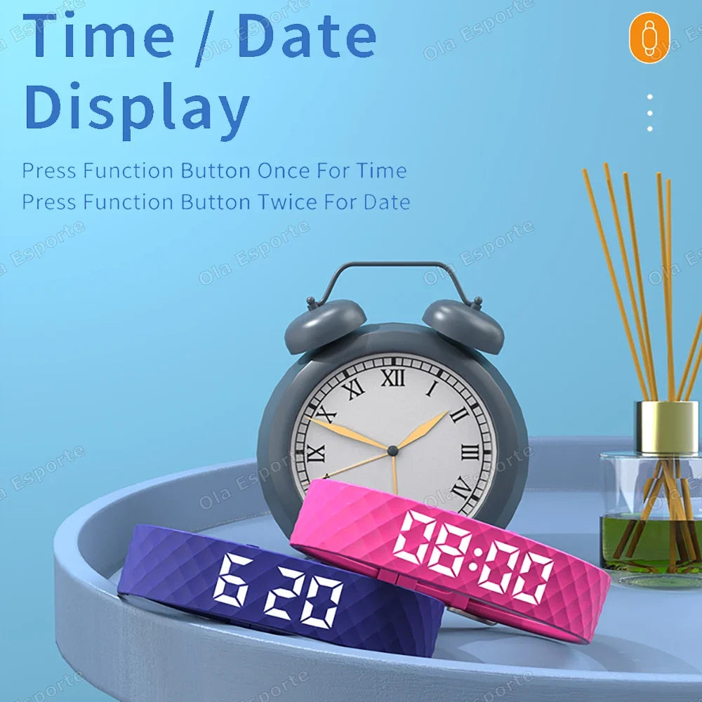 HT30 Outdoor Smartwatch Sports Bracelet Vibration Alarm Clock