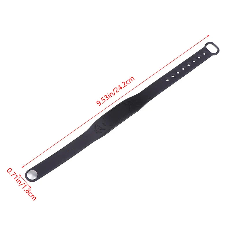 Silicone RFID Wristband 125KHz 13.56MHz Waterproof IC Chip