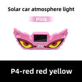 Solar USB Demon Eye LED Car Strobe Light | Suction Cup