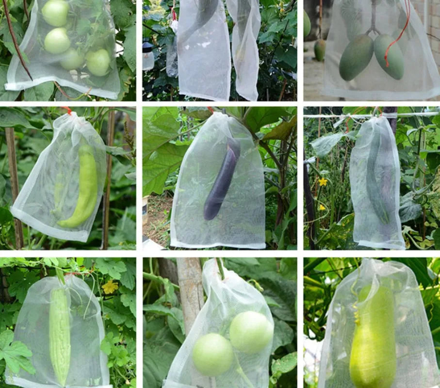 Garden Farm Nylon Net Bags Ideal Fruit Protection Insect Exclusion