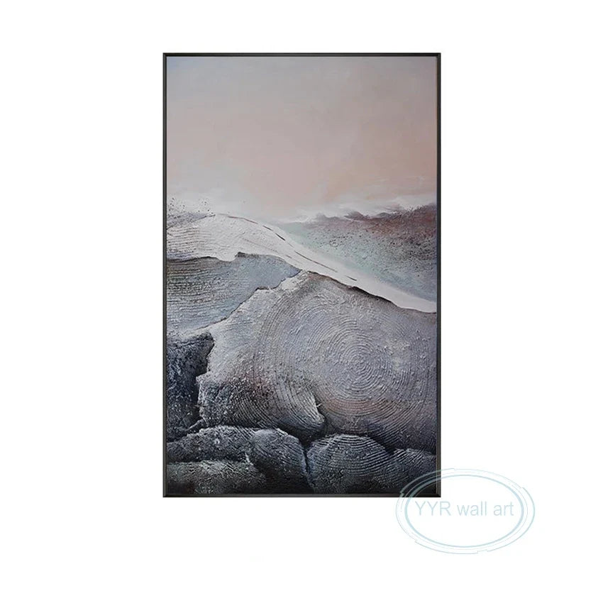 Abstract Acrylic Canvas Wall Art | 100% Handmade Unframed Painting