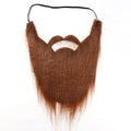 Fake Beard Party Halloween Santa Claus Big White Long Hair Black