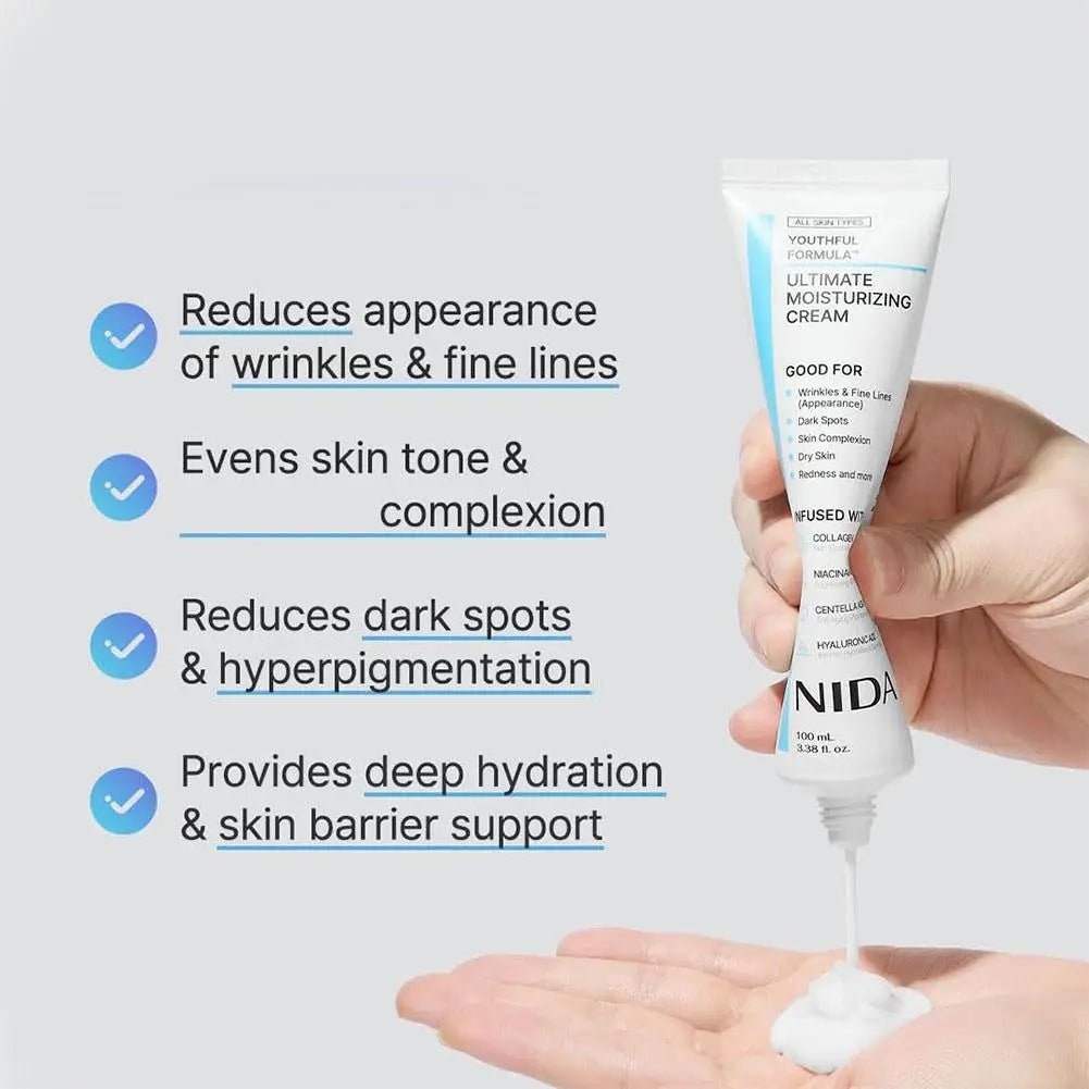 Collagen Face Cream – Niacinamide & Hyaluronic Acid, 100mL