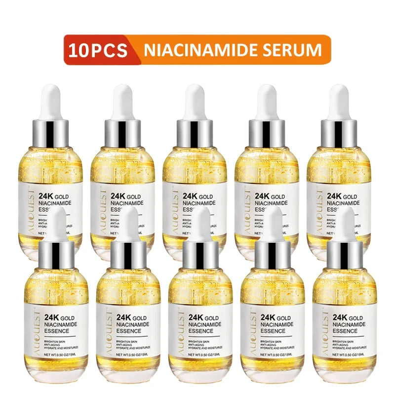 AUQUEST 24K Gold Niacinamide Serum – Brightening & Hydrating