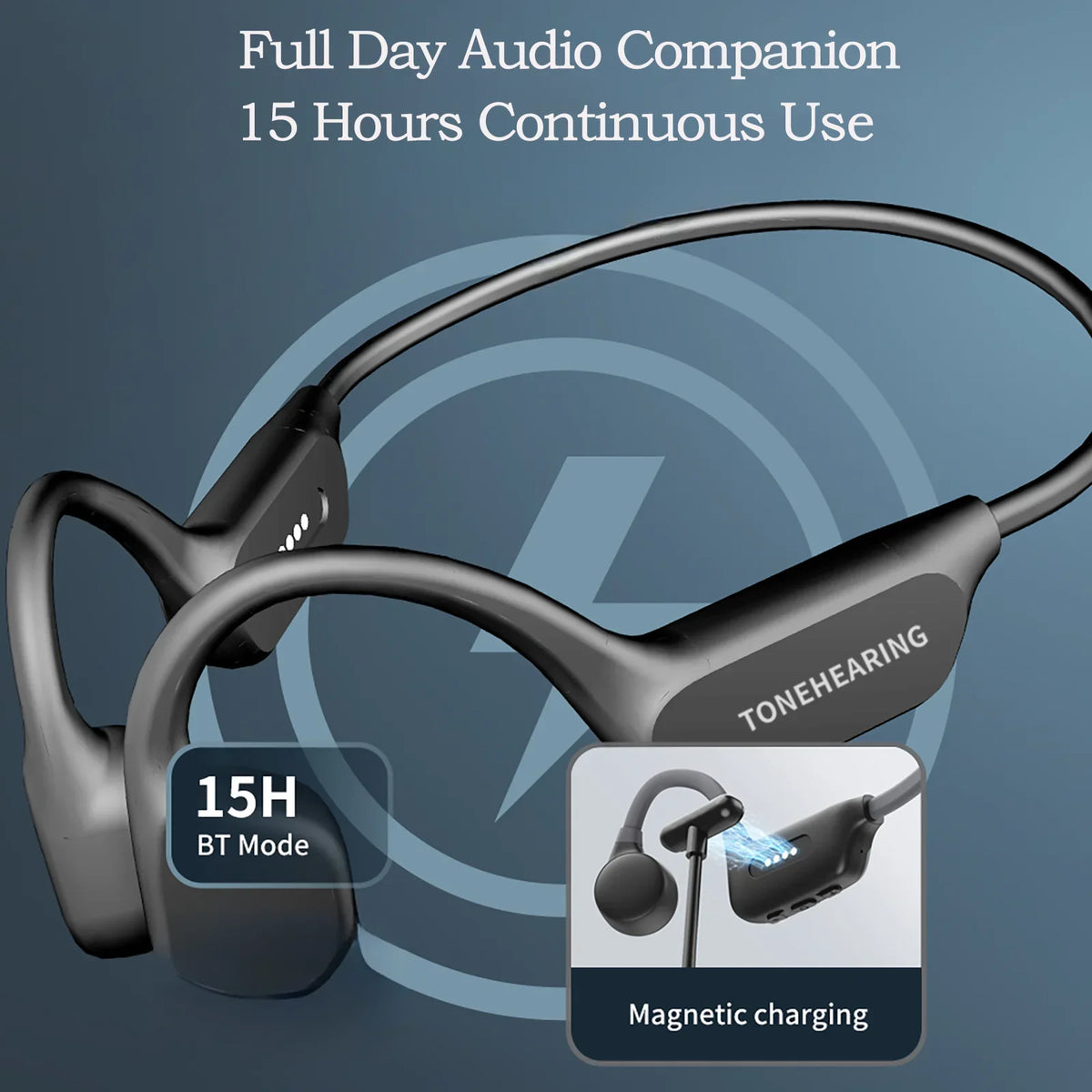 IPX6 Bone Conduction Bluetooth 5.3 Headphones | Open Ear