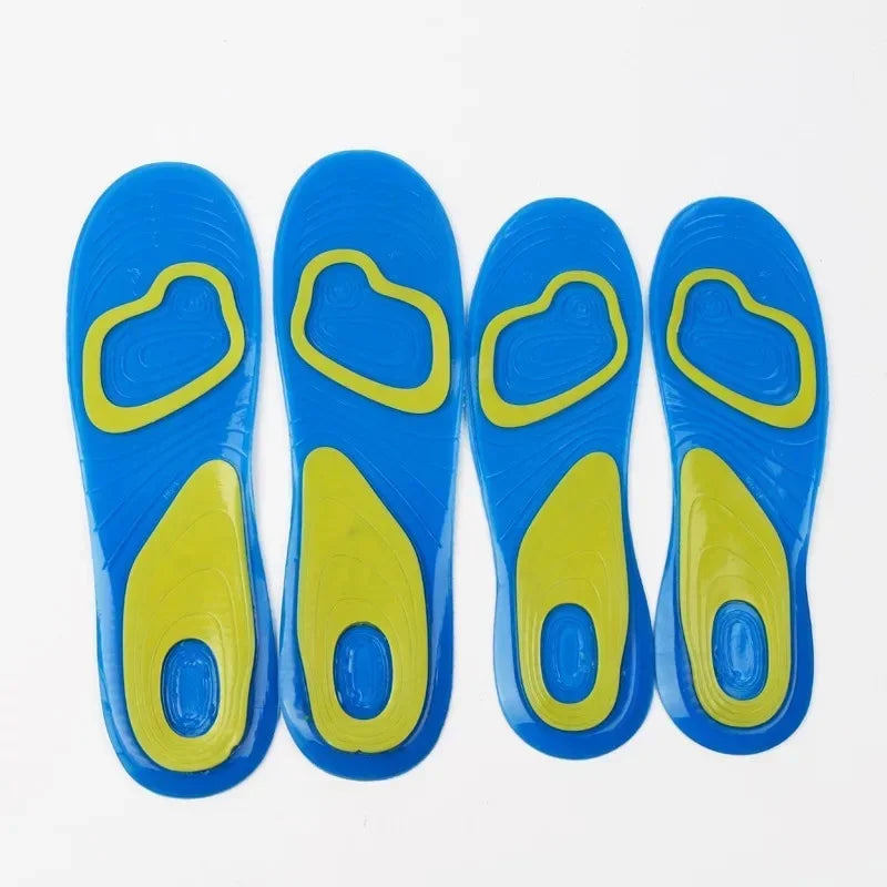Silicone Gel Sport Shoe Insoles – Non-Slip Cushioning Pair