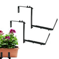Adjustable Metal Railing Planter Bracket | Fence Flower Box