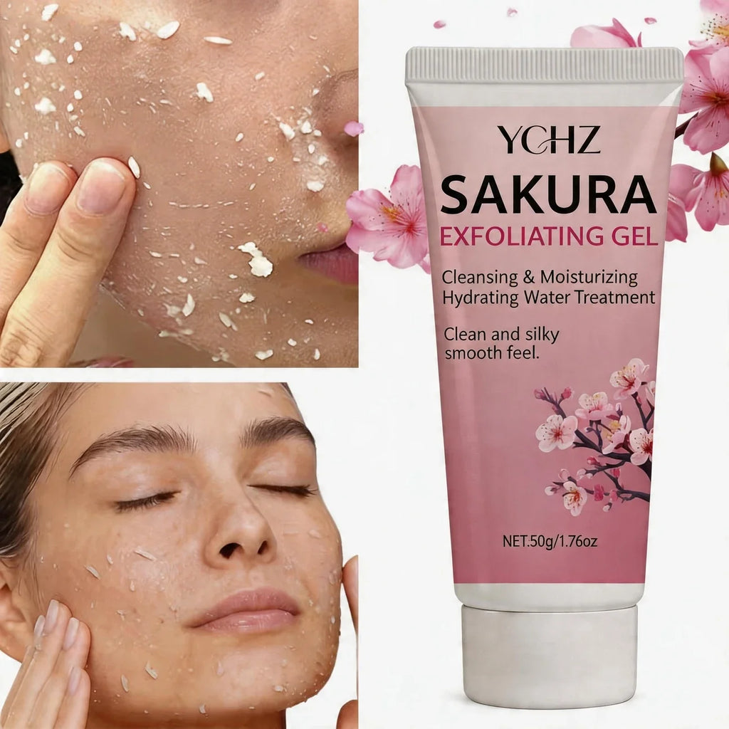 Sakura Exfoliating Cleansing Gel | Hypoallergenic | 50g