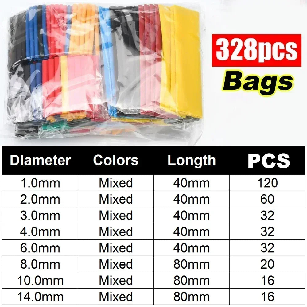 Heat Shrink Tubing Kit – Multi-Size Wire & Cable Insulation
