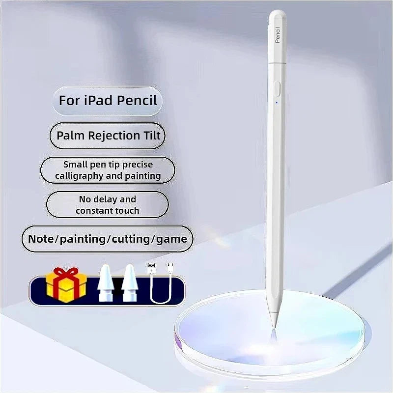 iPad Stylus Pen – Palm Rejection & Tilt, All iPad Models 2018–2025