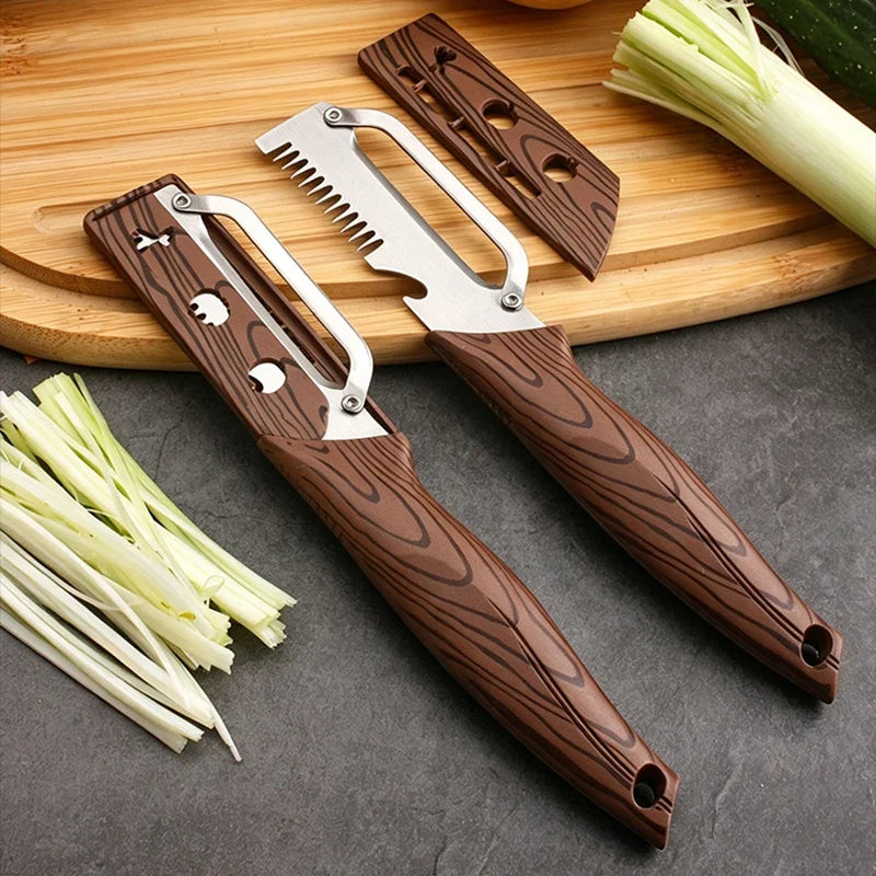 3-in-1 Stainless Steel Vegetable Peeler with Bottle Opener