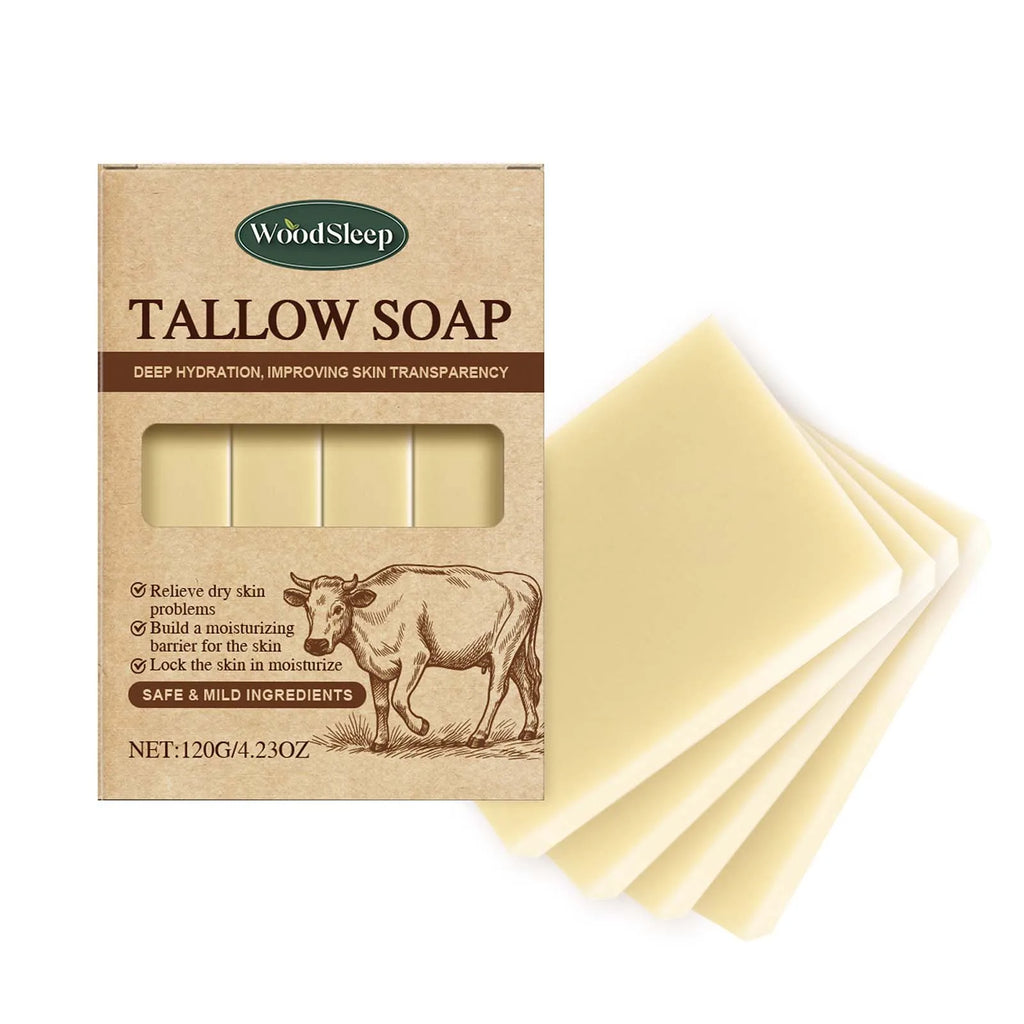 OceAura Grass-Fed Tallow Soap Bar – Face & Body Cleanser