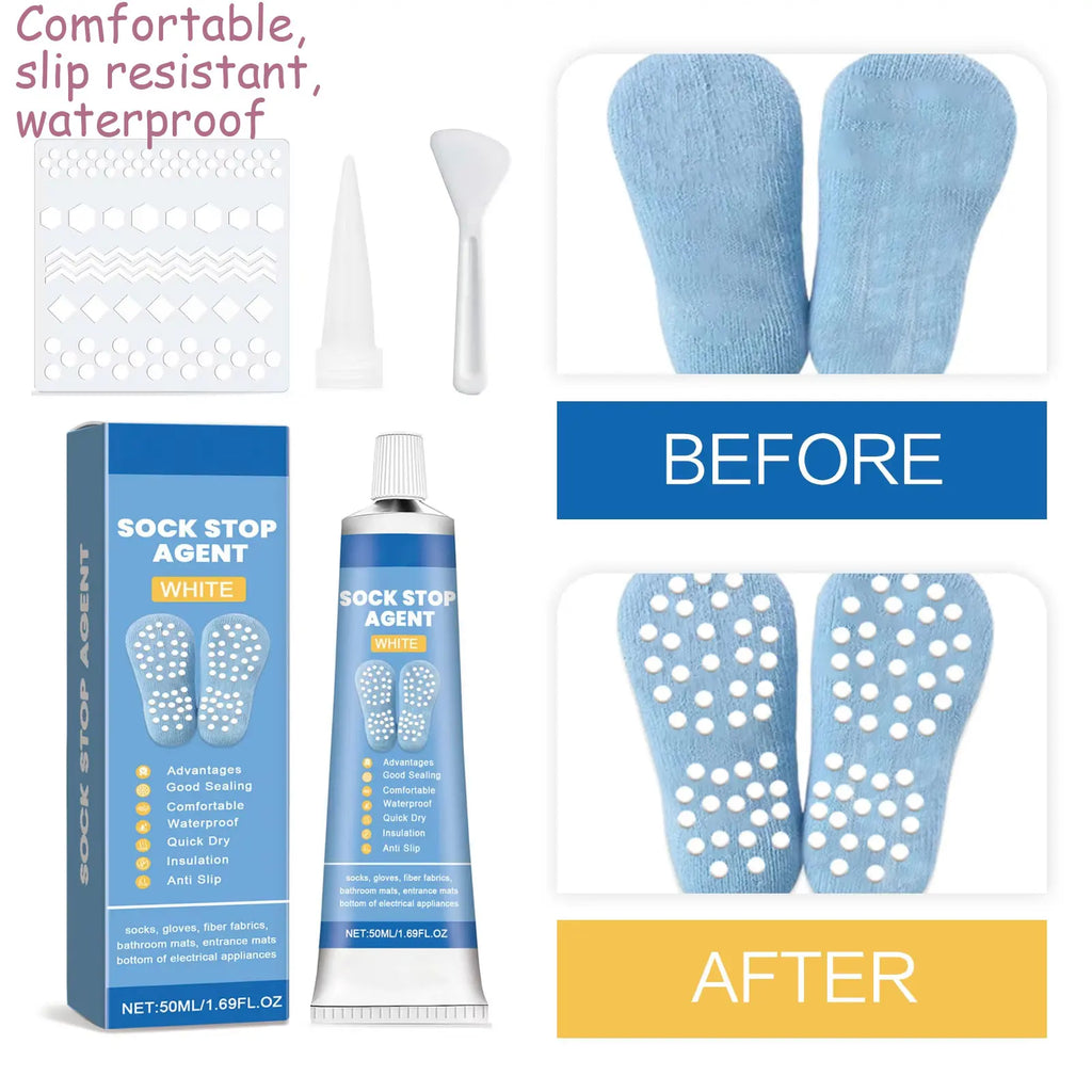 Anti-Slip Sock Stop Glue | Heel & Sole Protector 50ml