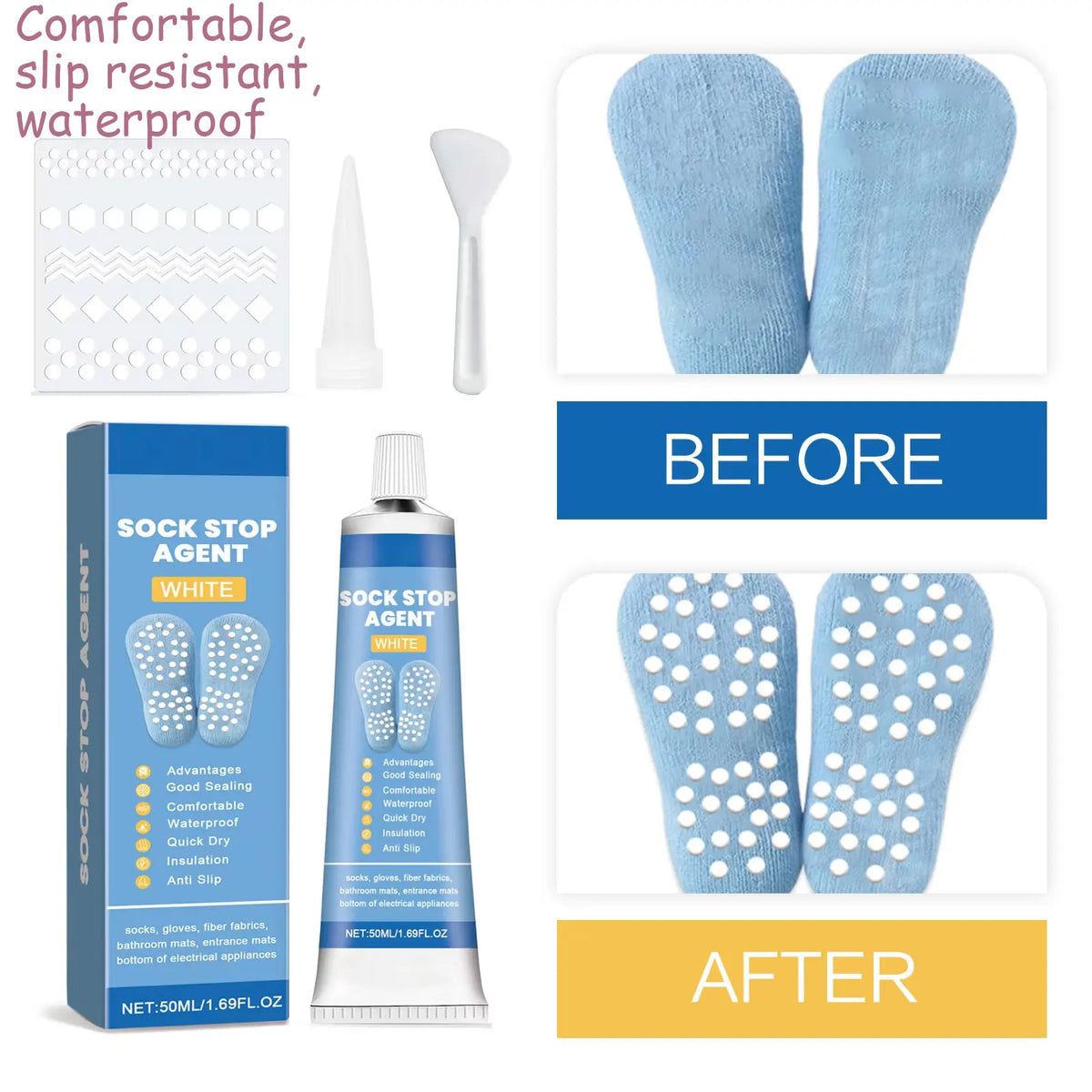 Anti-Slip Sock Stop Glue | Heel & Sole Protector 50ml