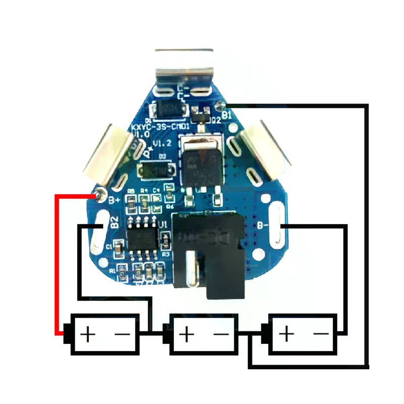 3S 10 8V 12 6V 40A BMS 18650 Lithium Battery Board Screwdriver Shura