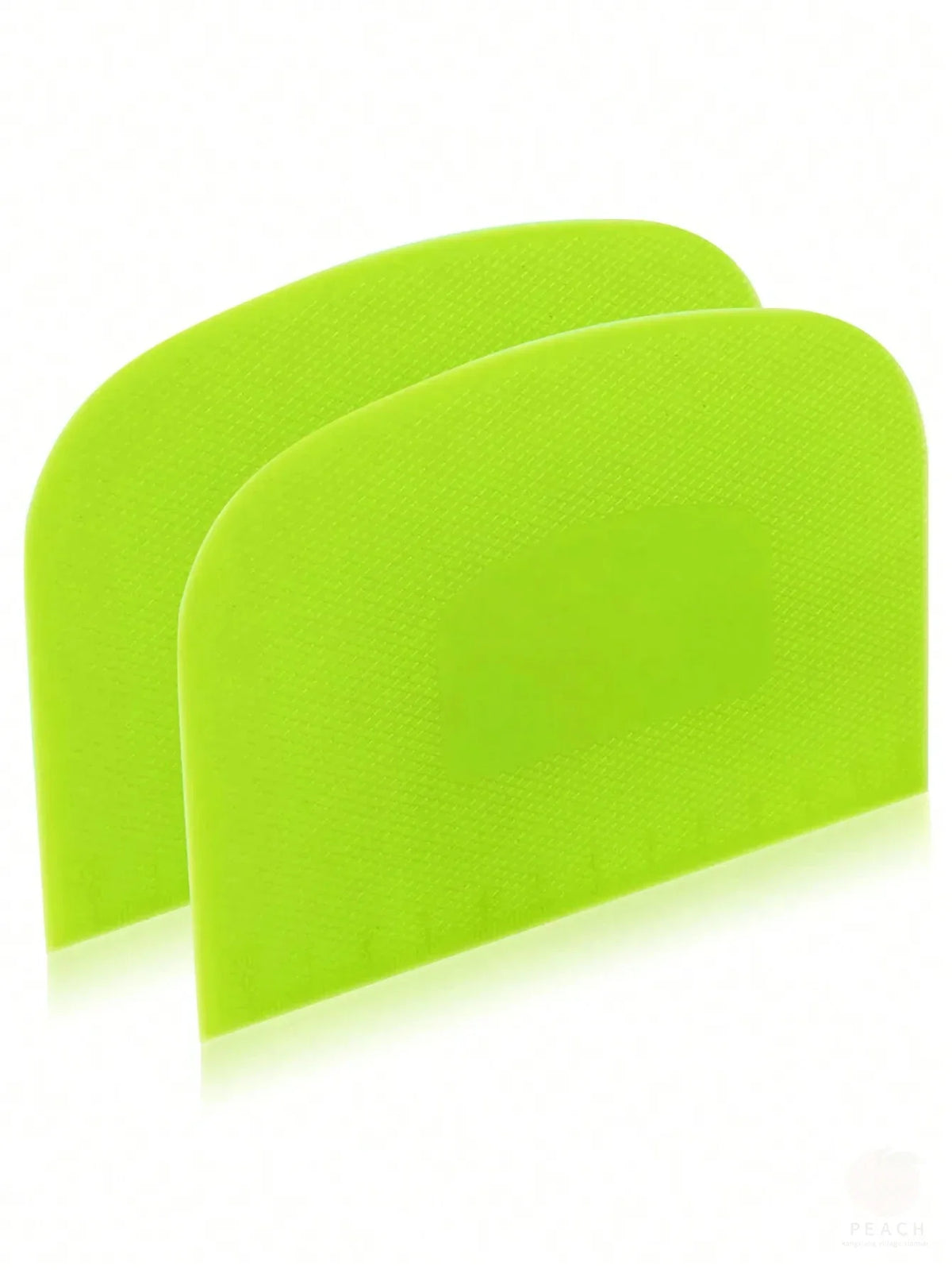 2-Pack Flexible Plastic Dough Scraper & Bowl Cutter Set