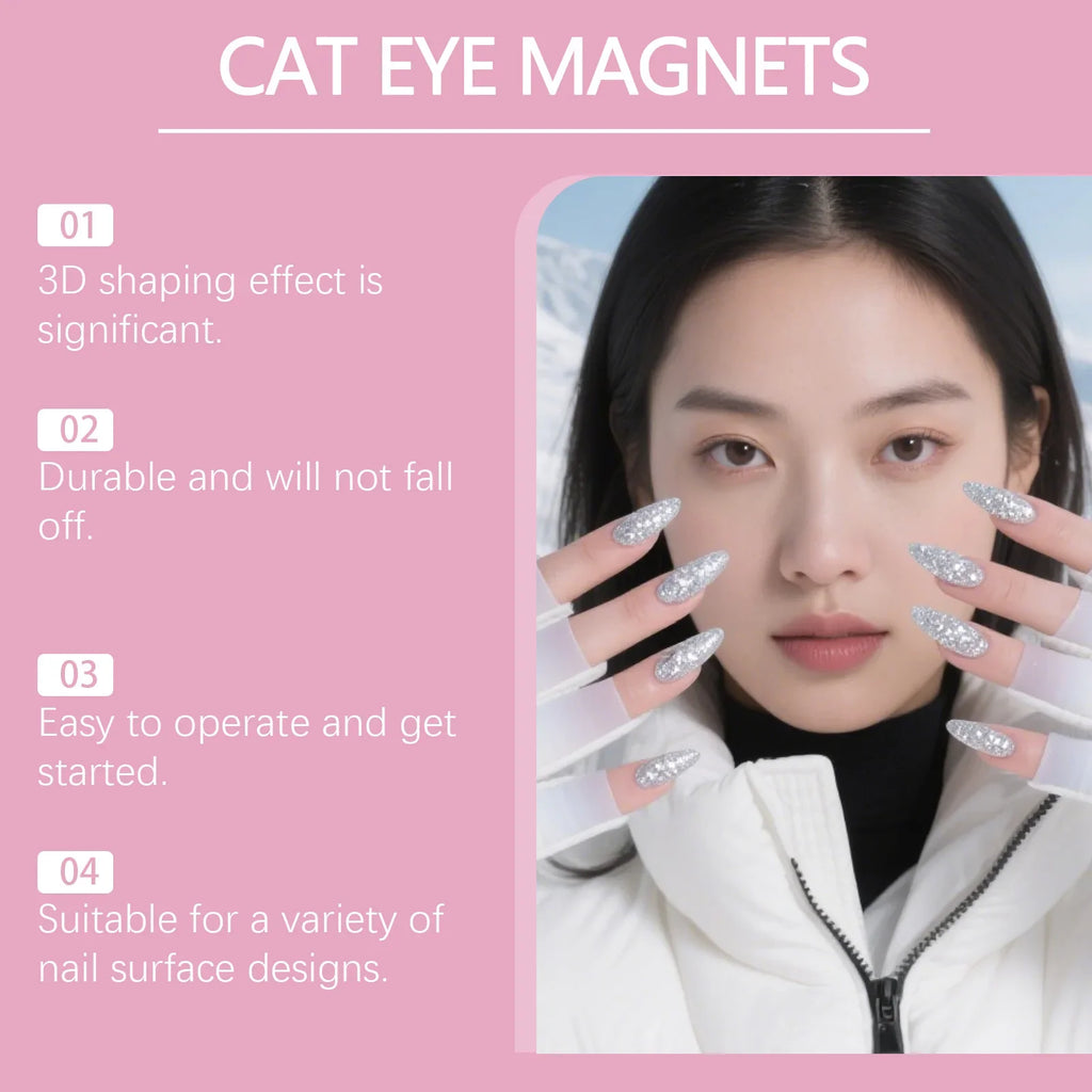 Cat Eye Nail Art Magnet Stick – DIY Magnetic Nail Tool