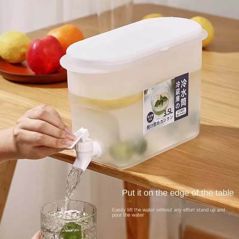 Cold Water Bucket Faucet Refrigerator Jug Dispenser Kettle Summer