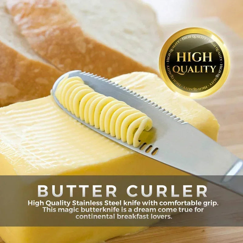 Stainless Steel Cheese & Butter Knife – Jam & Cream Spreader