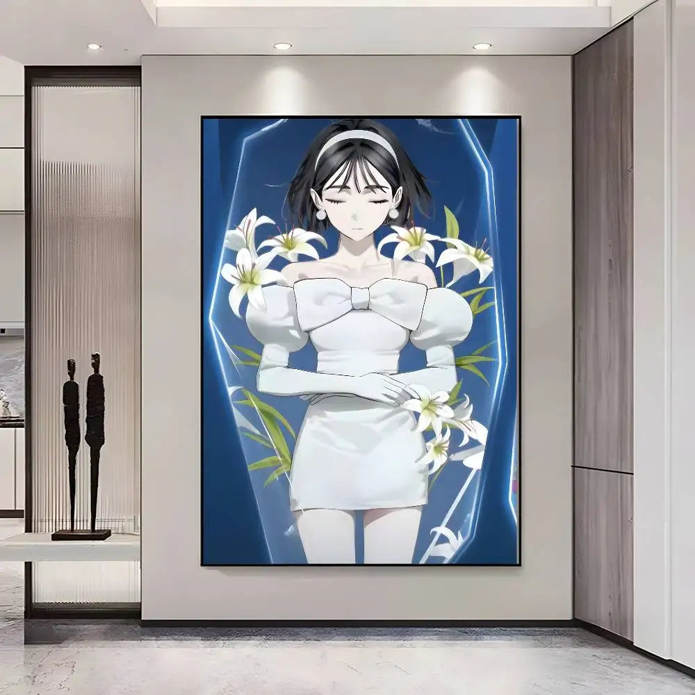 Anime HD Wall Poster – Self-Adhesive Waterproof PVC Décor