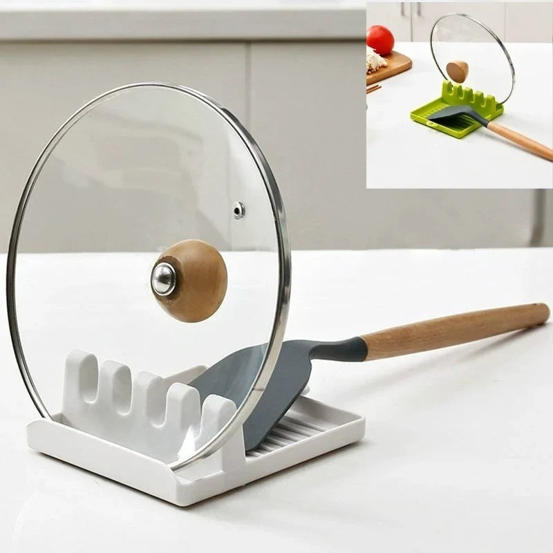 Kitchen Spoon Holder & Spatula Rest – Non-Slip Utensil Rack