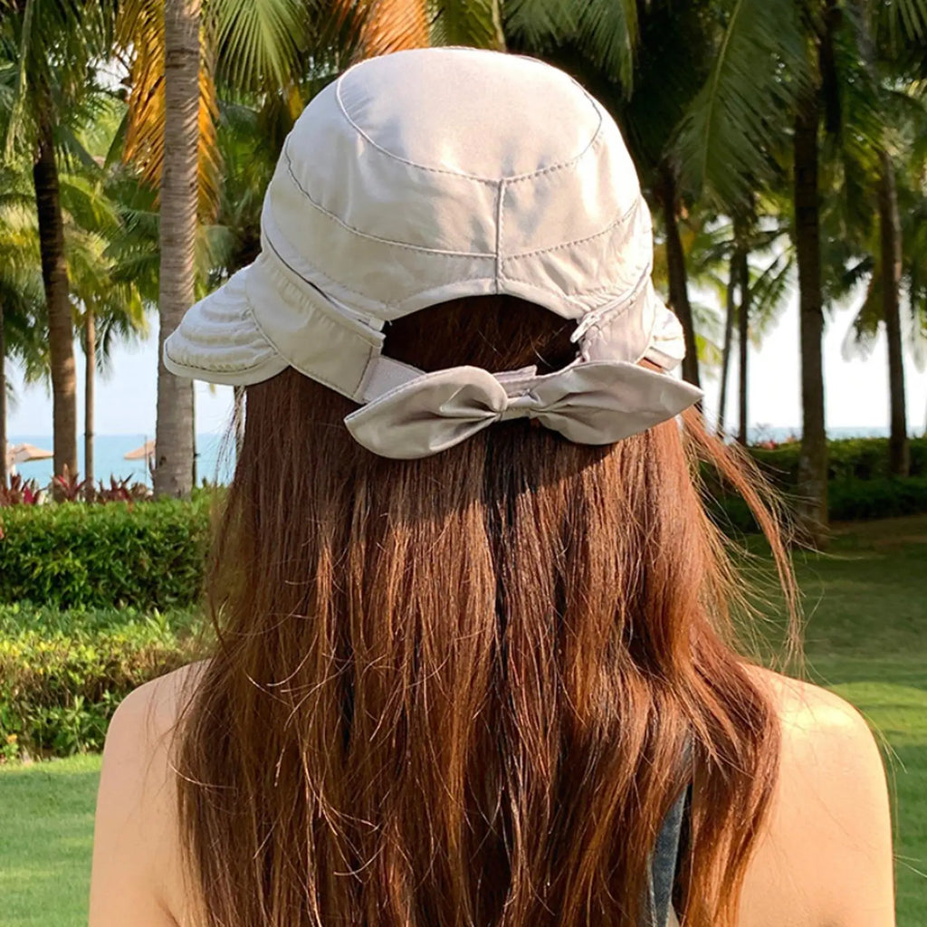 Wide Brim Foldable Sun Hat – UV Protection Visor for Women