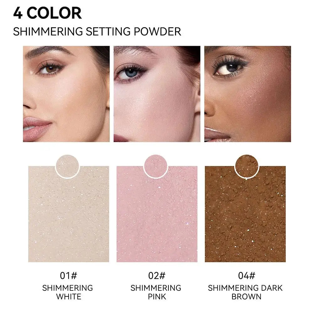 Glitter Loose Setting Powder – Oil Control & Long-Lasting Shimmer