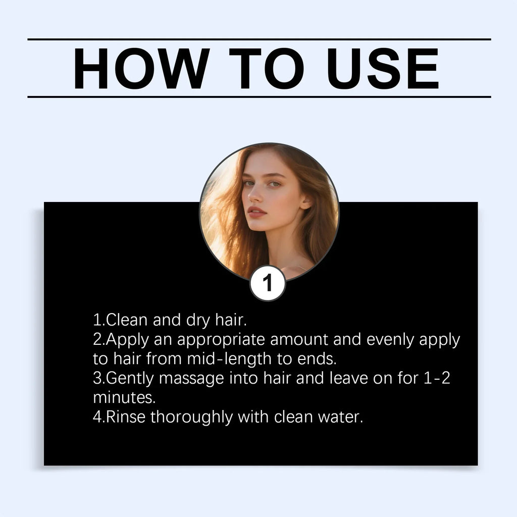 Gleamxi Hair Mask – Repair Frizz, Split Ends & Damage | 40g