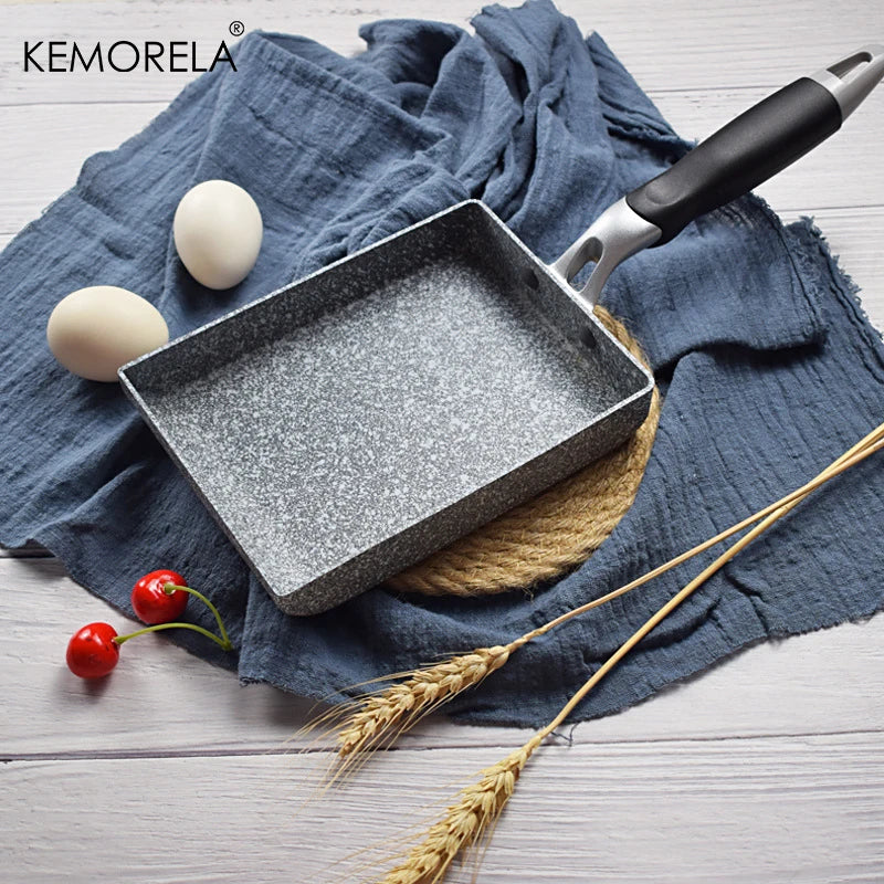 KEMORELA Tamagoyaki Non-Stick Stone Pan – Gas & Induction