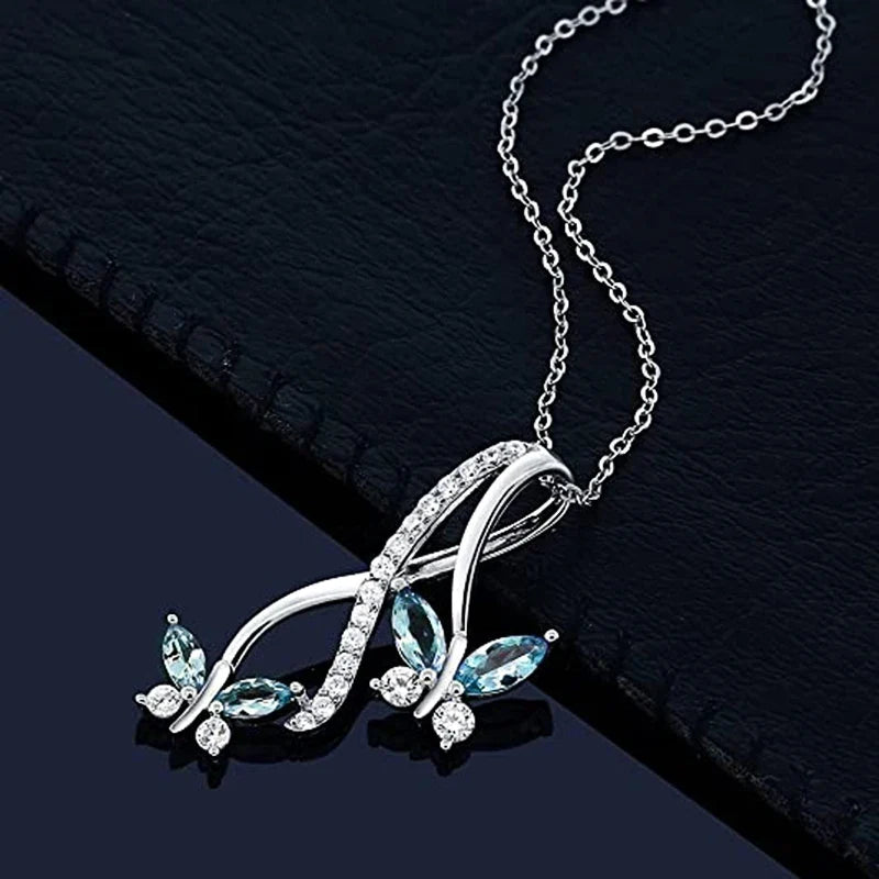 Huitan CZ Pendant Necklace – Bridal Wedding Jewelry for Women