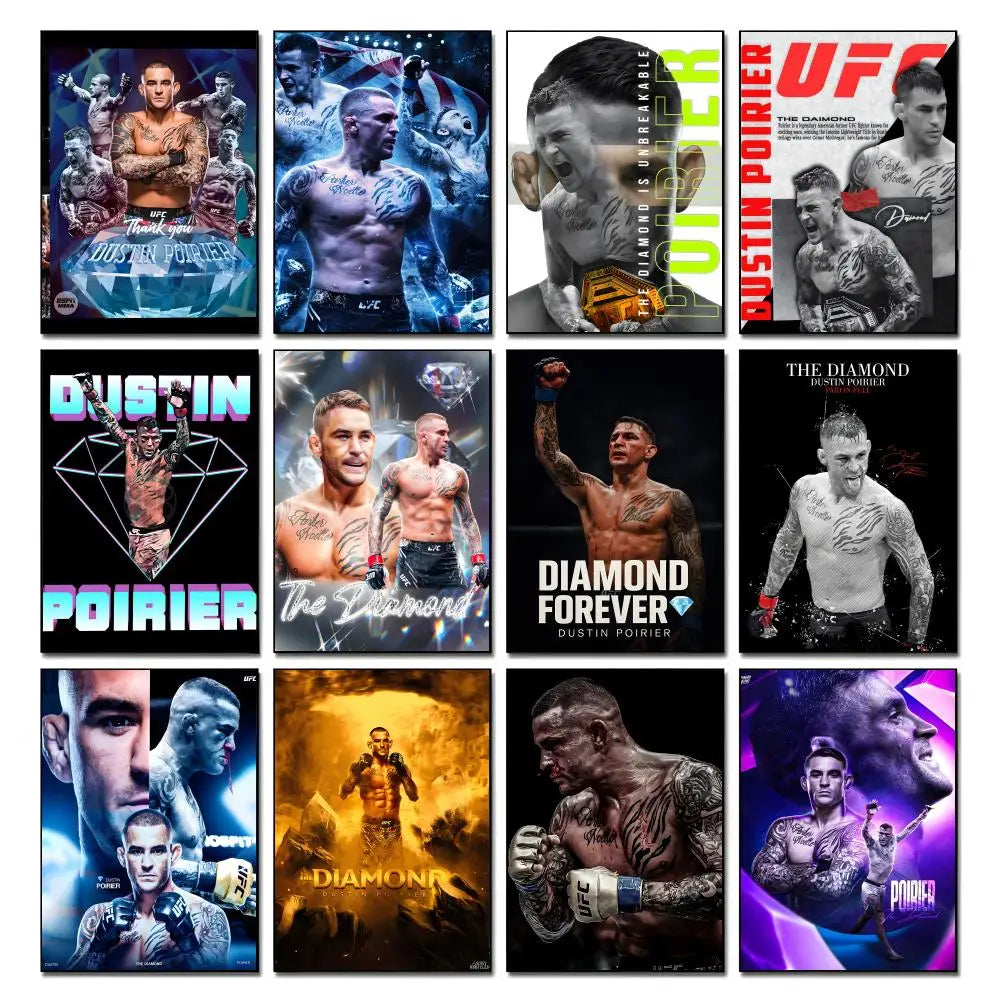 Dustin Poirier HD Poster – Waterproof Sticky Wall Art Decor