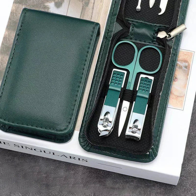 6-Piece Stainless Steel Nail Clipper Set – Men & Women