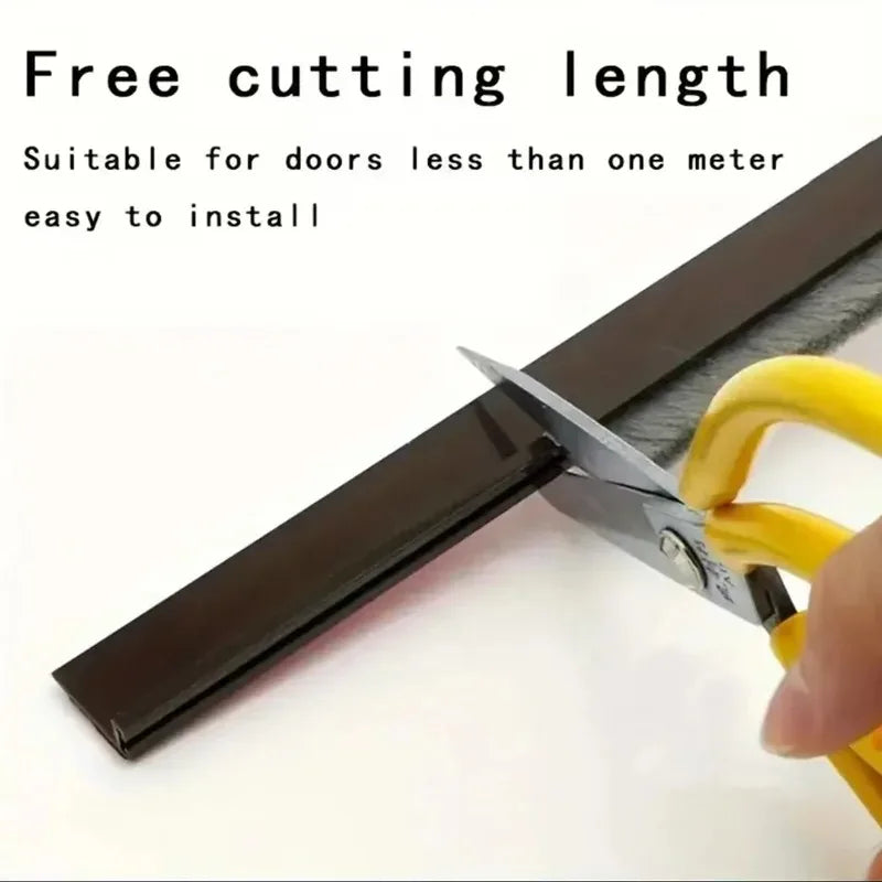 Self-Adhesive Brush Door Seal Strip – Soundproof & Insect Proof