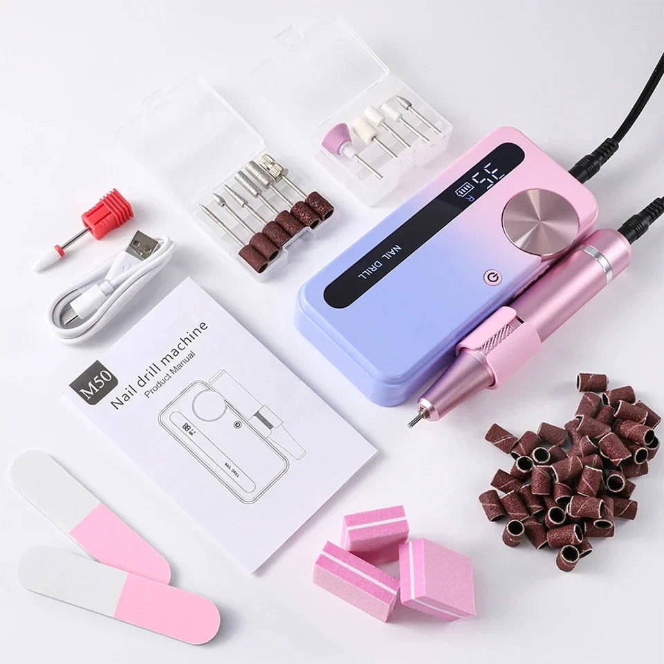 35000RPM Electric Nail Polisher Professional Gel Nails Care