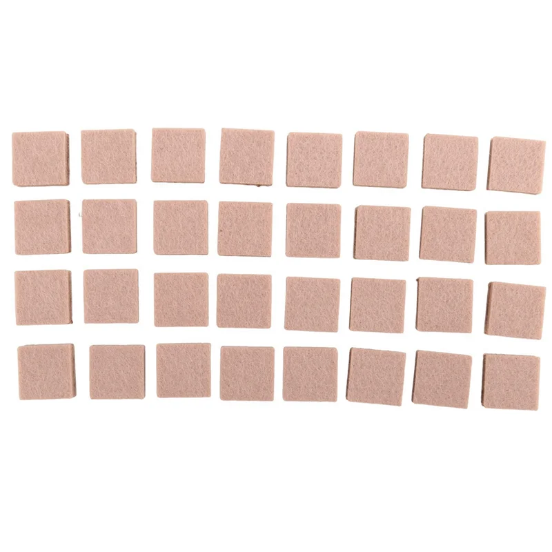 A36T-Felt Floor Furniture Protector Pads Chair Table Legs 96 Khaki