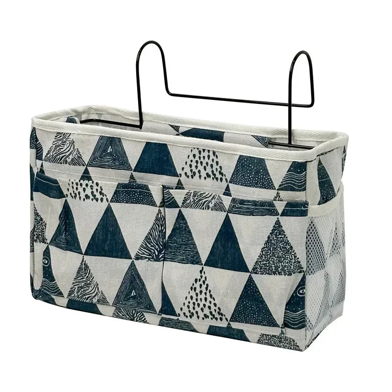Large Capacity No Punch Bedside Hanging Basket Baby Diaper Practical