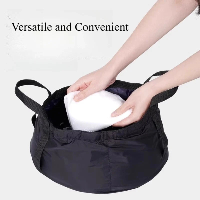 Portable Folding Basin 8.5L – Camping & Travel Wash Bowl