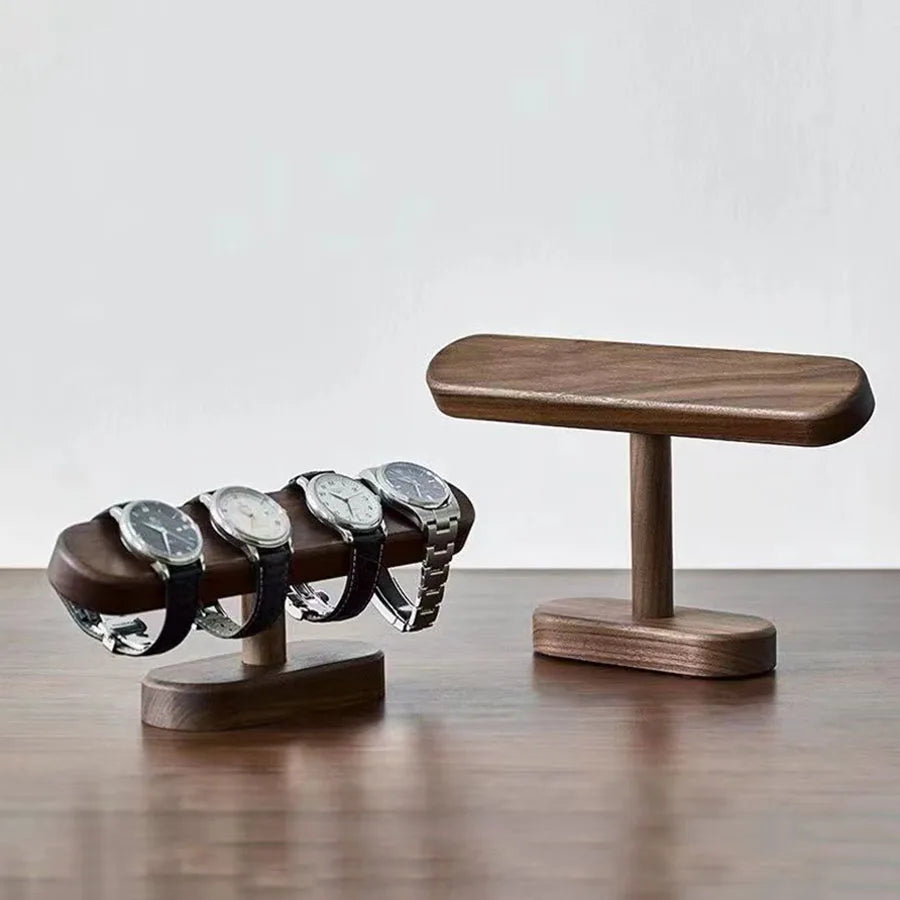 Walnut Watch Bracket Display Holder Jewelry Chain Anklets Hanger