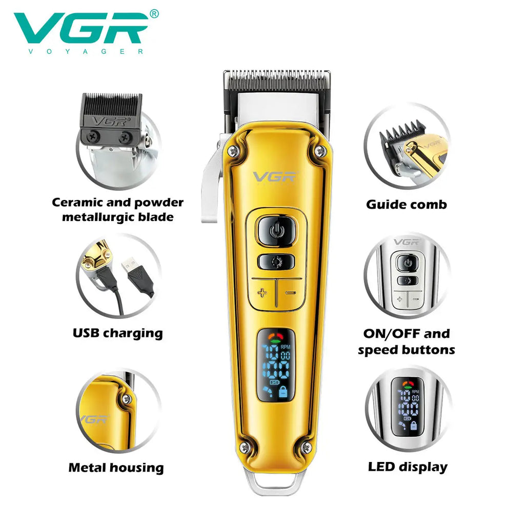 VGR V-006 Professional Men's Electric Hair Clipper & Trimmer