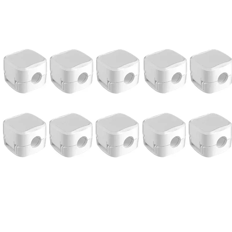 Magnetic Cable Organizer Clips | Desk Cable Management 1–10 Pcs