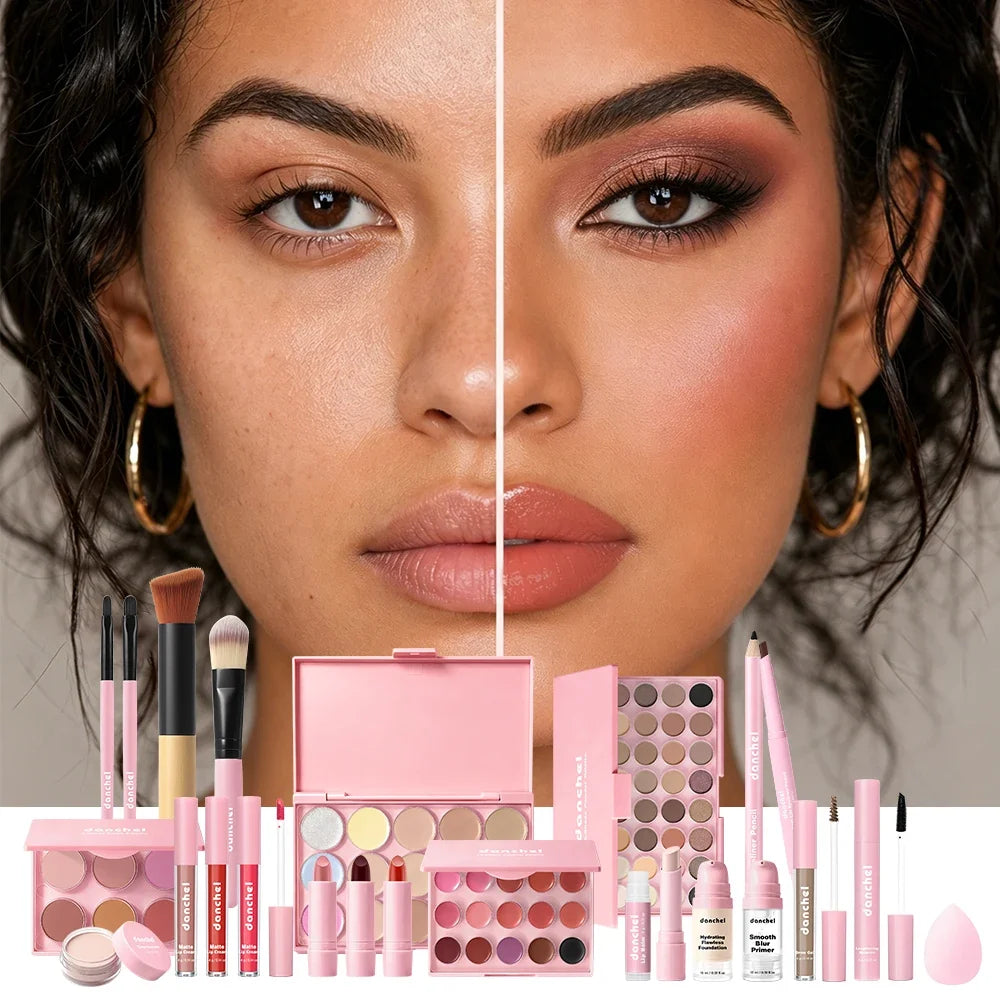 ibcccndc 15-Piece Beginner Makeup Gift Set – All-in-One Kit