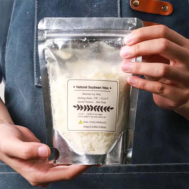 100% Pure Soy Wax for DIY Candle Making – Additive-Free