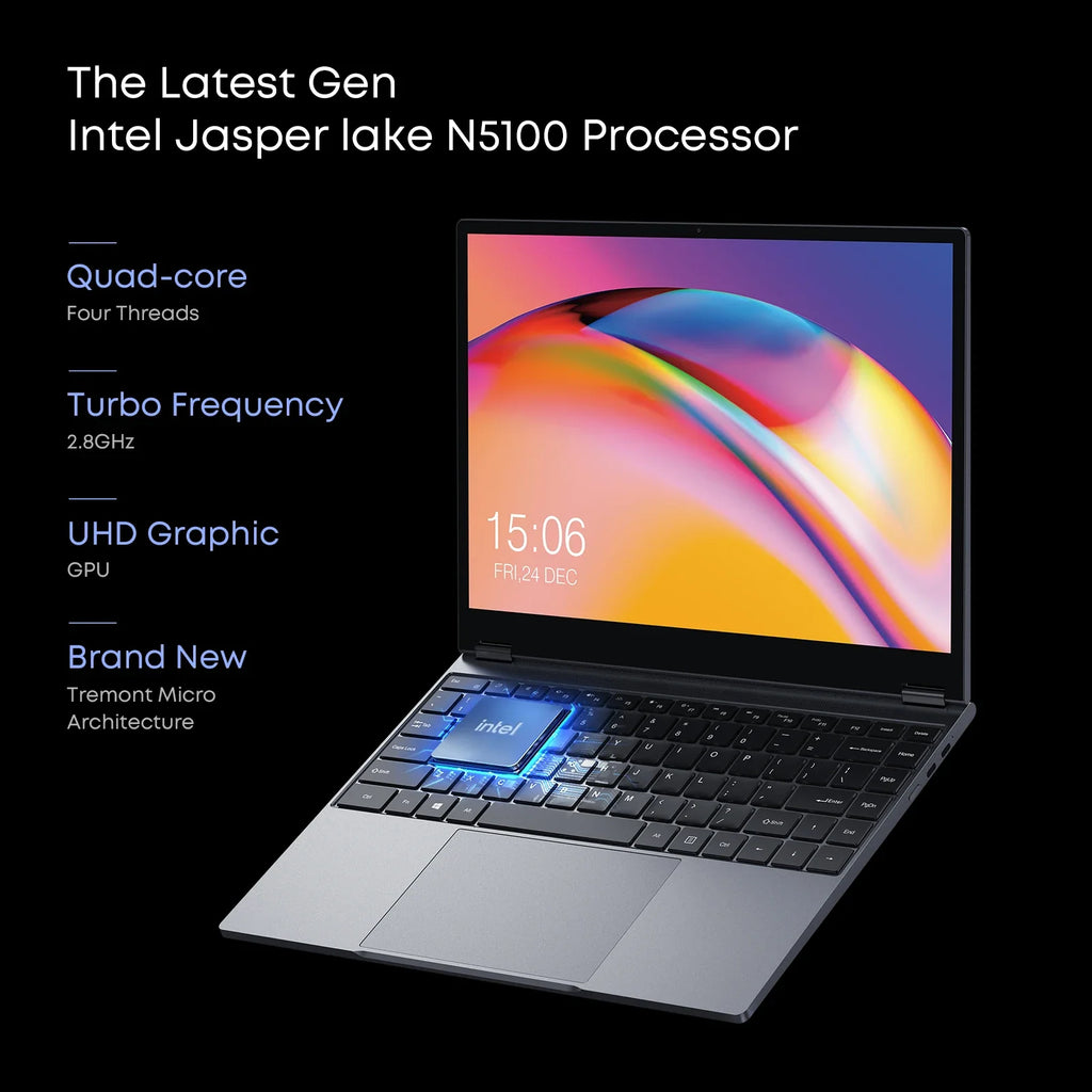 CHUWI FreeBook 2-in-1 Laptop 13.5" Touch Intel N150 16GB 512GB