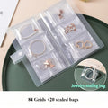 Portable Jewelry Organizer Album – Anti-Oxidation Zipper Bag